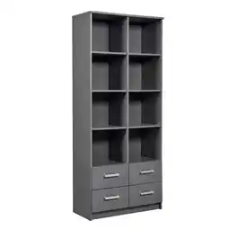 Netto Marken-Discount Inter Link Regal Elenzio 4 Schubladen grau Angebot