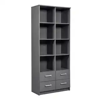Netto Marken-Discount Inter Link Regal Elenzio 4 Schubladen grau Angebot