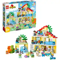 Netto Marken-Discount LEGO Konstruktionsspielzeug DUPLO 3-in-1-Familienhaus Angebot