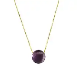 Netto Marken-Discount Celesta Gold Halskette 375/- Gelbgold Amethyst Angebot