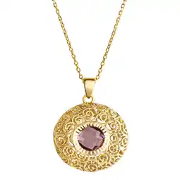Netto Marken-Discount Fascination by Ellen K. Halskette Gold 333 mit echtem Amethyst 8mm Angebot