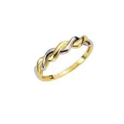 Netto Marken-Discount Fascination by Ellen K. Ring 375 Gelbgold zweifarbig geschwungen Angebot