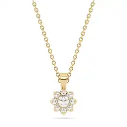 Netto Marken-Discount Diam Addict Halskette 585 Gelbgold mit im Labor gezüchteten Diamanten Angebot