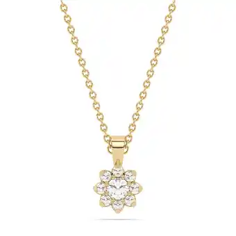 Netto Marken-Discount Diam Addict Halskette 585 Gelbgold mit im Labor gezüchteten Diamanten Angebot