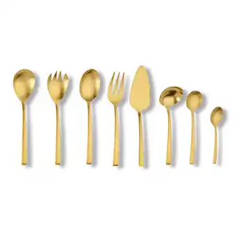 Netto Marken-Discount Tafelbesteck AVELINO 68 tlg. -gold matt Angebot