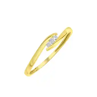 Netto Marken-Discount Diamonds by Ellen K. Ring 375 Gelbgold mit Diamant Angebot