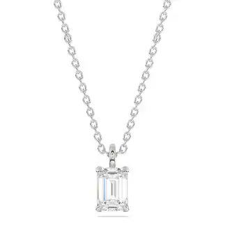 Netto Marken-Discount Diam Addict Halskette 585 Weißgold im Labor gezüchteten Diamanten Angebot