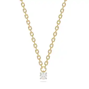 Netto Marken-Discount Diam Addict Halskette 585 Gelbgold mit einem im Labor gezüchteten Diamanten Angebot