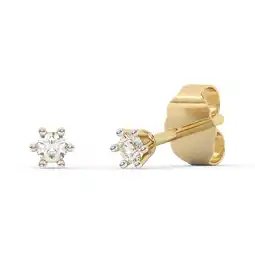 Netto Marken-Discount Diam Addict Ohrringe 585 Gelbgold mit im Labor gezüchteten Diamant Angebot