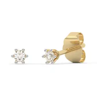 Netto Marken-Discount Diam Addict Ohrringe 585 Gelbgold mit im Labor gezüchteten Diamant Angebot