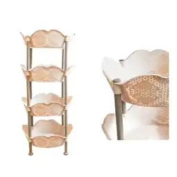 Netto Marken-Discount Küchen Organizer 39x39x82cm Gold Angebot