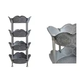Netto Marken-Discount Küchen Organizer 39x39x82cm in Grau Angebot