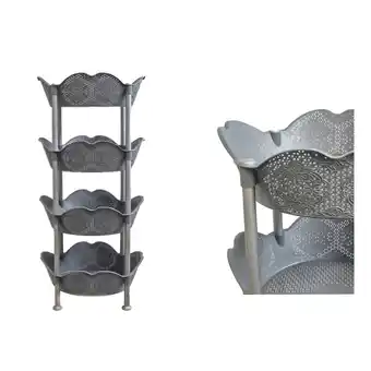 Netto Marken-Discount Küchen Organizer 39x39x82cm in Grau Angebot