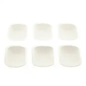 Netto Marken-Discount 6-Teilig Snack Schalen Set Dipschalen für Süßigkeiten Servierschalen AL-3055 weiß Angebot
