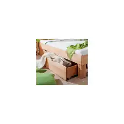 Netto Marken-Discount Relita - Bettschubladen Set Julia, Buche massiv natur geölt Angebot