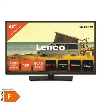 Netto Marken-Discount Lenco LED-3263BK - 32-Zoll Android-Smart-TV mit 12-V-Kfz-Adapter, schwarz Angebot