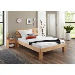 Netto Marken-Discount Relita - Futonbett ELISABETH 140 x 200 cm Buche massiv geölt Angebot