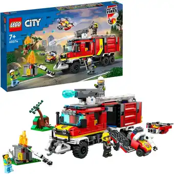 Netto Marken-Discount LEGO Konstruktionsspielzeug City Einsatzleitwagen der Feuerwehr Angebot