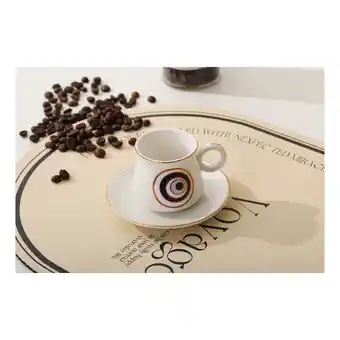 Netto Marken-Discount 12-Teilig Kaffeeset aus Porzellan 6x Kaffeetasse 6x Untertasse klein w Angebot
