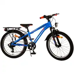Netto Marken-Discount TPFSports Cross Kinderfahrrad - Jungen - 20 Zoll - Rücktritt + Handbremse - 6 Gänge - Blau Angebot