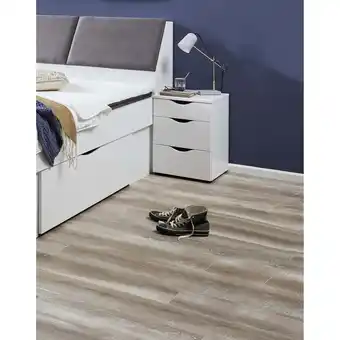 Netto Marken-Discount Relita - Nachtkonsole Maxi mit 3 Schubladen, Ausführung Dekor Weiß Angebot