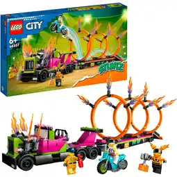 Netto Marken-Discount LEGO Konstruktionsspielzeug City Stunttruck mit Feuerreifen-Challenge Angebot