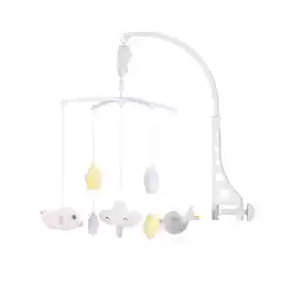 Netto Marken-Discount Chipolino Musik Mobile Sterne Wolken Tiere Aufzugsmechanismus Universalklemme grau Angebot
