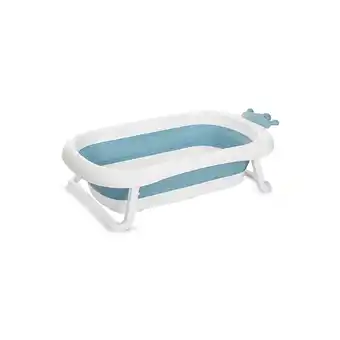 Netto Marken-Discount Lorelli Babybadewanne Royal 83 cm faltbar, Kanalabdeckung, stabile Beine blau Angebot