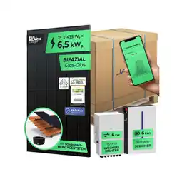 Netto Marken-Discount SOLARWAY 6,5kW Solaranlage mit Speicher Deye 6 kW Bifazial inkl. Montagesystem, App & WiFi Angebot