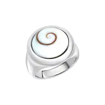 Netto Marken-Discount Zeeme Pearls Ring Silber 925 rhodiniert mit weißer Muschel Angebot