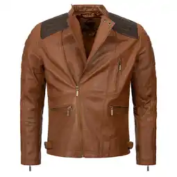 Netto Marken-Discount Rock Creek Lederjacke Biker-Style Regular Fit Angebot