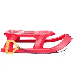 Netto Marken-Discount Kinderschlitten Rennrodel Bob Arrow mit Metallkufen rot Angebot