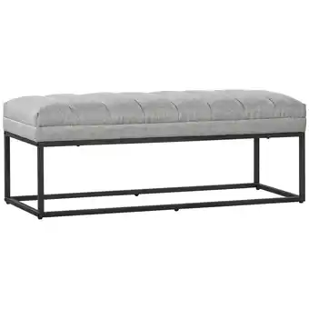 Netto Marken-Discount HOMCOM Sitzbank Leinen-Gewebe (100% Polyester), Schaumstoff, Stahl Angebot