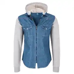 Netto Marken-Discount Rock Creek Hemd Jeanshemd mit Kapuze Regular Fit Angebot