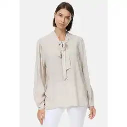 Netto Marken-Discount PM SELECTED Damen Edle Business Crepe Blue mit Schleife in Einheitsgröße PM62 Angebot