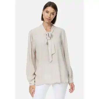 Netto Marken-Discount PM SELECTED Damen Edle Business Crepe Blue mit Schleife in Einheitsgröße PM62 Angebot