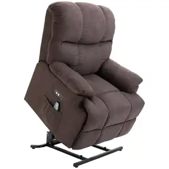 Netto Marken-Discount HOMCOM Sessel mit Aufstehhilfe Polyester, Metall, Schaumstoff Angebot