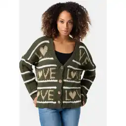 Netto Marken-Discount PM SELECTED Damen Festliche Strickjacke mit Love Muster in Einheitsgröße PM68 Angebot