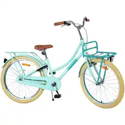Netto Marken-Discount TPFSports Excellent Kinderfahrrad - Mädchen - 24 Zoll - Rücktritt + Handbremse - Grün Angebot