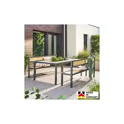 Netto Marken-Discount HOME DELUXE Sitzgarnitur aus Lärche NAXOS 200 x 43 cm Made in Germany Angebot