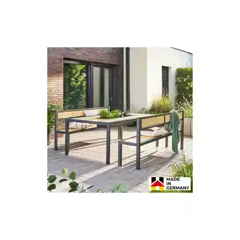 Netto Marken-Discount HOME DELUXE Sitzgarnitur aus Lärche NAXOS 200 x 43 cm Made in Germany Angebot