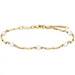 Netto Marken-Discount Julie Julsen Armband 925/- Sterling Silber vergoldet Süßwasserperlen Angebot
