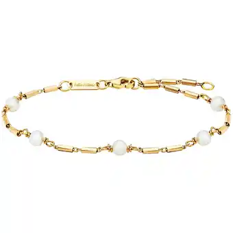 Netto Marken-Discount Julie Julsen Armband 925/- Sterling Silber vergoldet Süßwasserperlen Angebot