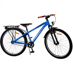 Netto Marken-Discount TPFSports Cross Kinderfahrrad - Jungen - Rücktritt + Handbremse - 26 Zoll - Grau Angebot