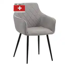 Netto Marken-Discount Albatros Esszimmerstuhl SILA, 1er Set, Grau Angebot