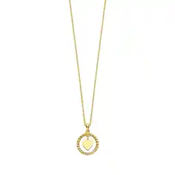 Netto Marken-Discount Julie Julsen Collier 925/- Sterling Silber vergoldet mit beweglichem Herz Angebot