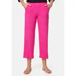 Netto Marken-Discount PM SELECTED Damen Leichte Sommer Leinenhose in 7/8 Länge mit Taschen in Einheitsgröße PM44 Angebot
