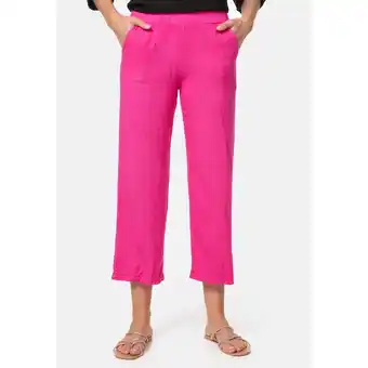 Netto Marken-Discount PM SELECTED Damen Leichte Sommer Leinenhose in 7/8 Länge mit Taschen in Einheitsgröße PM44 Angebot