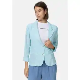 Netto Marken-Discount PM SELECTED Damen Business Leinen Blazer mit Reverskragen in Einheitsgröße PM53 Angebot