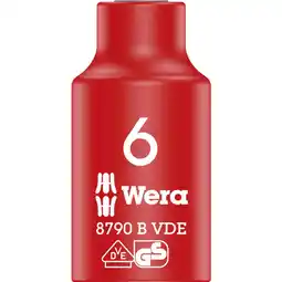 Netto Marken-Discount Wera Steckschlüssel Zyklop-Steckschlüssel-Einsatz 8790 B VDE, 6mm, 3/8 Angebot